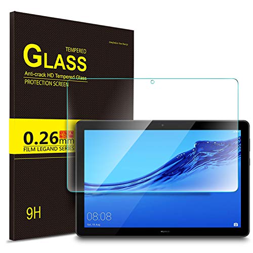 IVSO Templado Protector para Huawei MediaPad T5 10, Premium Cristal de Pantalla de Vidrio Templado para Huawei MediaPad T5 10 10.1 Pulgadas 2018, 1 Pack