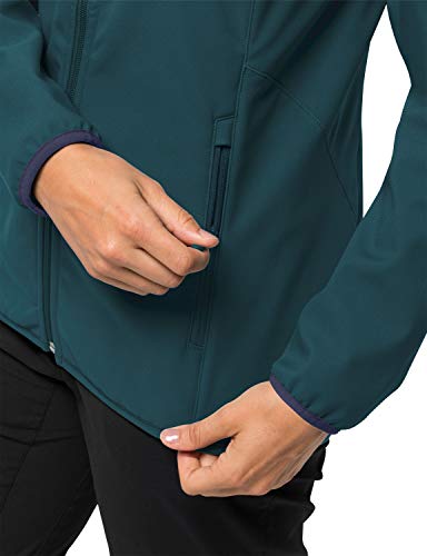 Jack Wolfskin Northern Point - Chaqueta Softshell para hombre, Not applicable, Chaqueta Northern Point, Mujer, color Jade Oscuro, tamaño extra-large