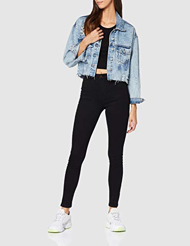 Jacqueline de Yong NOS Jdyjona Skinny HW Dnm Noos Vaqueros Slim, Negro (Black Denim Black Denim), No Aplica/L32 (Talla del Fabricante: 25) para Mujer