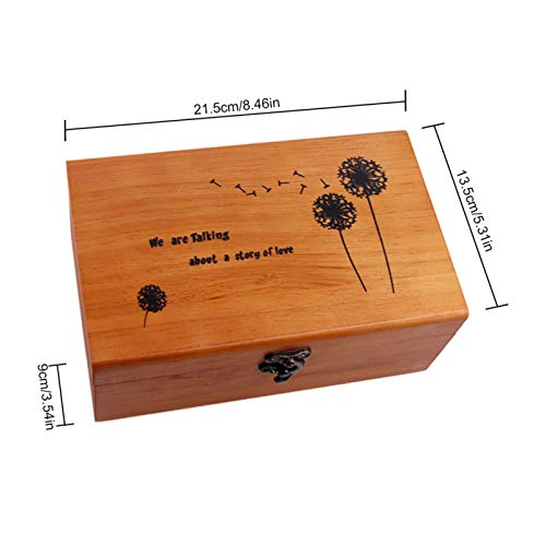 Jannyshop Caja de Costura de Madera Caja de Almacenamiento de la Aguja del Kit con Herramientas de Reparación de Costura