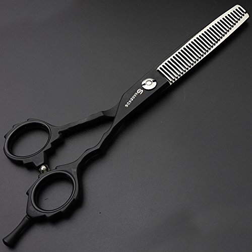 Japón 6 inch 440 C tijeras peluquería peluquería Studio profesional Herramientas de Modelado de corte tijeras + tijeras de entresacar