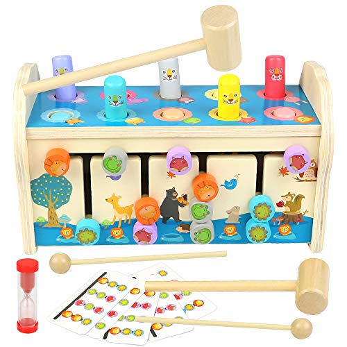 lenbest 3 Piezas Puzzle Madera - Juguetes Niños 2 3 Años - Juguetes  Montessori 1 Año - Juegos Educativos - Puzzle Bebe