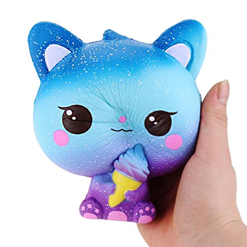 JiaMeng Juguetes de descompresión 2018,Beautiful Color Cloud Slime Squishy Putty Estrés perfumado Kids Clay Toy Squishy Slow Rising Squeeze Toys (3)