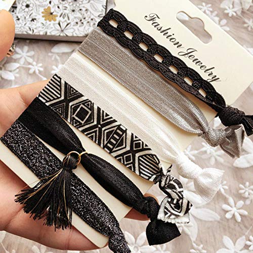 JINMENHUO Women Elastic Hairband Girl Headband Fashion Elastic Hair Bands Hair Tips Accessories Hair Rope Ponytail Holder Hairstyle,c