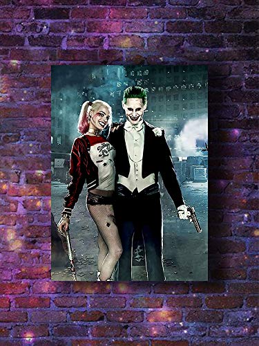 Joker and Harley Quinn - Lienzo decorativo para pared (61 x 91 cm)