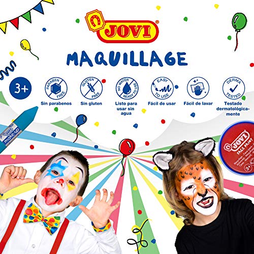 Jovi - Face Paint, estuche, 5 botes, 20 ml, colores surtidos (177)