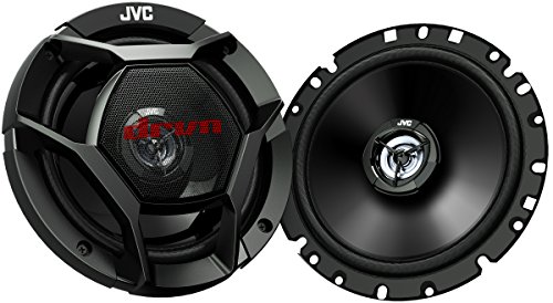 JVC CS-DR1720 - Altavoces de coche (coaxiales de 2 vías, 250 W pico / 50 W RMS de potencia, 17 cm) negro