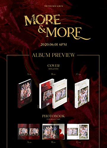 JYP Entertainment Twice - More & More (9th Mini Album) Album + Extra Photocards Set (C Ver.)