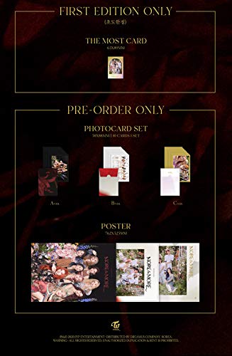 JYP Entertainment Twice - More & More (9th Mini Album) Album + Extra Photocards Set (C Ver.)