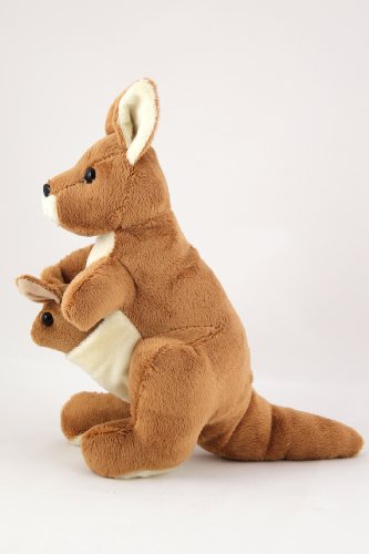 Kangaroo soft toy (with joey)