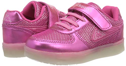 Kappa Fora Kids, Zapatillas para Niñas, Rosa (Pink/Silver 2215), 30 EU