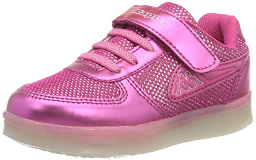 Kappa Fora Kids, Zapatillas para Niñas, Rosa (Pink/Silver 2215), 30 EU