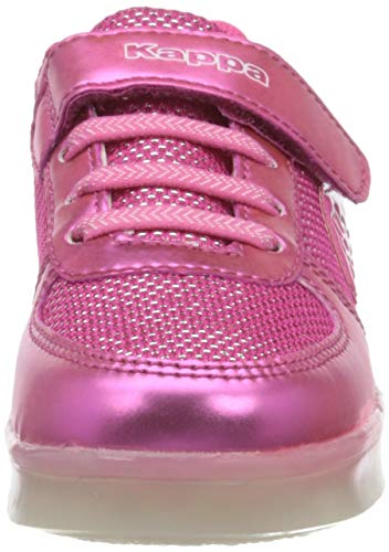 Kappa Fora Kids, Zapatillas para Niñas, Rosa (Pink/Silver 2215), 30 EU