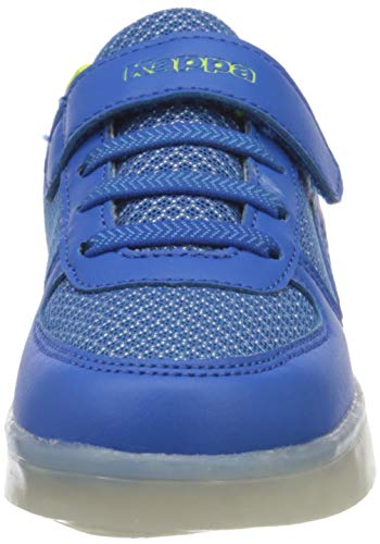 Kappa Fore Kids, Zapatillas para Niños, Azul (Blue/Lime 6033), 25 EU