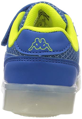 Kappa Fore Kids, Zapatillas para Niños, Azul (Blue/Lime 6033), 25 EU