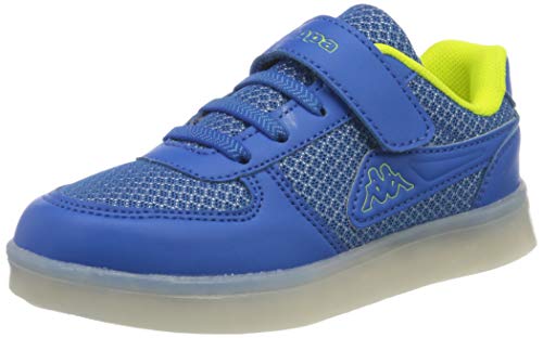 Kappa Fore Kids, Zapatillas para Niños, Azul (Blue/Lime 6033), 25 EU