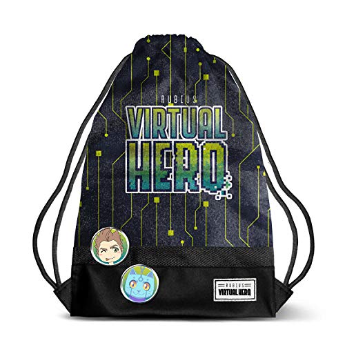 Karactermania Virtual Hero OMG-Storm Turnbeutel Bolsa de Cuerdas para el Gimnasio 48 Centimeters Multicolor (Multicolour)