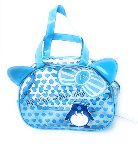 Kennedy Playsets Bolso Para Niña - Neceser Infantil Transparente de Viaje - Ideas de Regalos Para Niñas Para Jugar a Ser Mamá, Juguetes de Niñas, Bolso Para Compras, Playa, Disfraces, Neceser de Niña