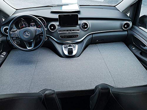 kfoam.es Colchón Plegable Cama Delantera Camper para Mercedes Clase V Color Gris (+2014)