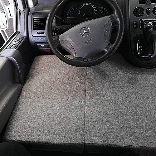 KFoam.es Colchón Plegable Cama Delantera Camper para Mercedes Vito W638 Color Gris (1996–2003)