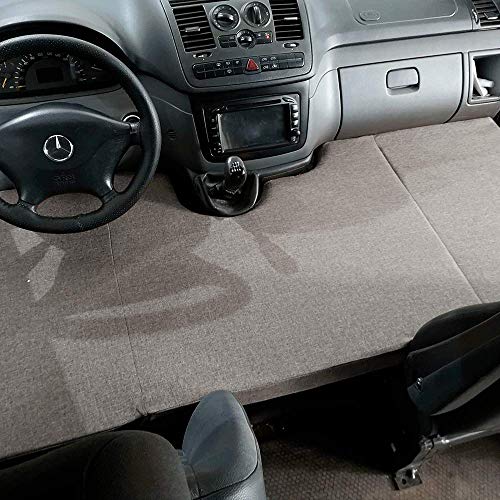 kfoam.es K´Foam Colchón Plegable Cama Delantera Camper para Mercedes Vito Color Gris (2003-2014)