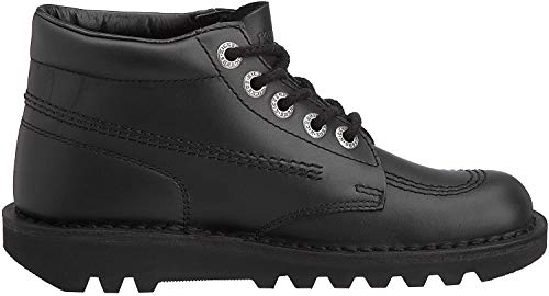 Kickers Kick Hi', Botines para Mujer, Negro (Black/Black), 37 EU