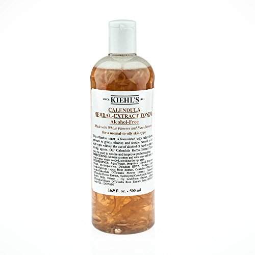 Kiehl's Tóner Caléndula Extracto Herbal Libre de Alcohol – Tamaño Grande 16.9oz (500ml)