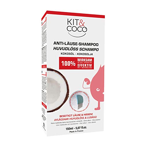 KIT & COCO Kit completo de tratamiento para piojos y liendres (150ml)