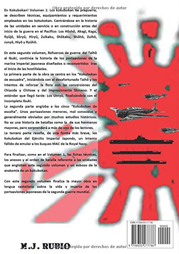 KOKUBOKAN! Los portaaviones de la marina imperial japonesa 1922-1945: VOLUMEN 2 "Refuerzos de guerra" del Taiho al Ibuki