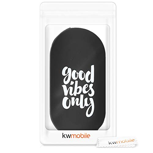 kwmobile Funda Compatible con Fiat Lancia Llave de Coche Plegable de 3 Botones - Carcasa Protectora Suave de Silicona - Good Vibes Only