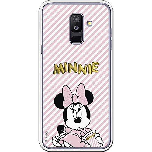 LA CASA DE LAS CARCASAS Carcasa Oficial Disney Minnie, Gold Balloon para Samsung Galaxy A6 Plus