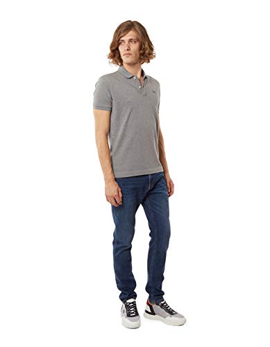 La Martina Eduardo Polo, Gris (Medium Heather Grey 01002), Large para Hombre