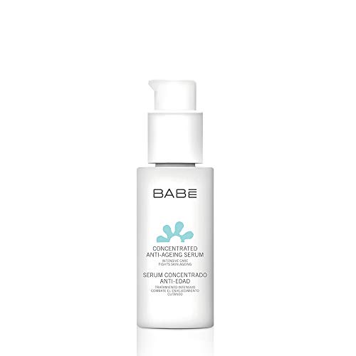 Laboratorios Babé - Antiarrugas Sérum Facial Concentrado Antiedad 30 ml, Gel Refrescante, Acabado Mate, Para Todo Tipo de Pieles, Piel Luminosa, No Engrasa, Reafirmante, Efecto Flash