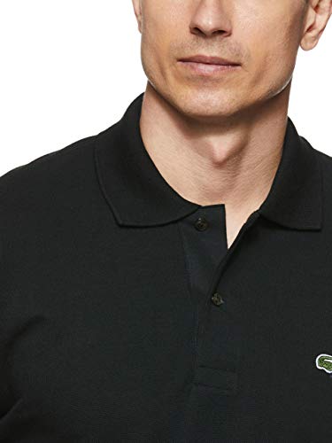 Lacoste L1212 Camiseta Polo, Negro (Noir), L para Hombre