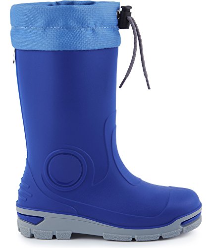 Ladeheid Botas de Agua en PVC Unisex Niños Niñas LARB014 (Aciano, 25/26 EU)