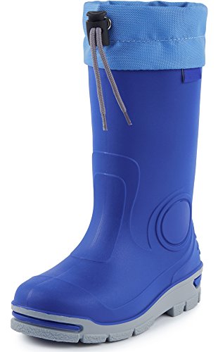 Ladeheid Botas de Agua en PVC Unisex Niños Niñas LARB014 (Aciano, 25/26 EU)