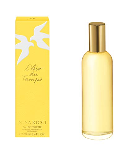 L'Air Du Temps De Nina Ricci Para Mujeres Eau De Toilette Vaporizador 3.3 Oz / 100 Ml Recambio