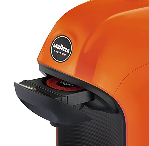 Lavazza LM800 Tiny Independiente Máquina de café en cápsulas 0,75 L Semi-automática - Cafetera (Independiente, Máquina de café en cápsulas, 0,75 L, Cápsula de café, 1450 W, Negro, Naranja)