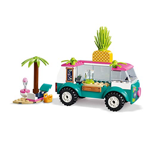 LEGO Friends - Bar de Zumos Móvil, Juguete de Construcción, Incluye Figura de Emma, dos Delfines y Piezas para Recrear una Playa, a Partir de 4 Años (41397)