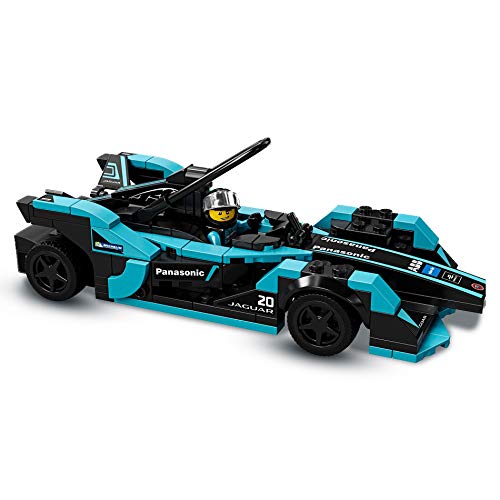 LEGO Speed Champions - Formula E Panasonic Jaguar Racing GEN2 car & Jaguar I-PACE eTROPHY, Juguete de Construcción con 2 Coches para Jugar a las Carreras (76898)