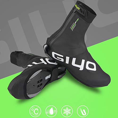 LeKing Zapatos de Ciclismo al Aire Libre Cubierta de Invierno Impermeable GIYO Mountain Road Zapatos de Bicicleta Cubierta MTB Mountain Road Bicicleta Zapatillas de Deporte