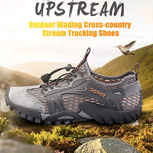 Leobtain Men Women Hiking Water Safety Shoes Running Basketball Badminton Shoes Quick Drying Lightweight Mesh Breathable Jogging Trail Outdoor Non-Slip Sneakers