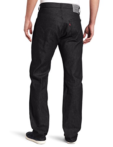 Levi's 501 Original Fit Jeans Pantalón vaquero con diseño clásico y cómodos de usar, Black 1582, 44W / 32L para Hombre