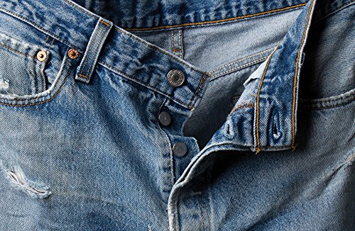 Levi's 501 Original Fit Jeans Vaqueros, Knight Rigid Stf, 40W / 32L para Hombre