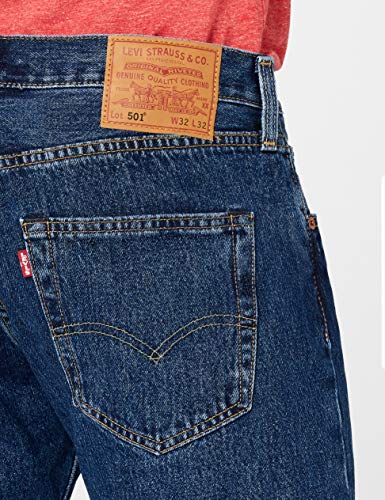 Levi's 501 Original Fit Jeans Vaqueros, Stonewash, 33W / 30L para Hombre