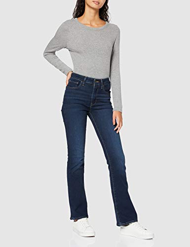 Levi's 725 High Rise Bootcut Vaqueros Corte de Bota, Azul (Rolf Model 0001), W27/L32 (Talla del Fabricante: 27 32) para Mujer