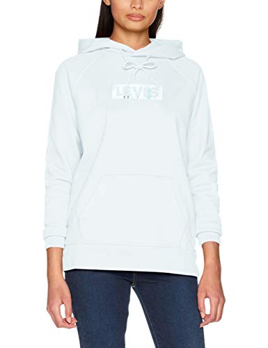 Levi's Graphic Sport Hoodie Capucha, Azul (Goodie Box Taba Baby Blue 0165), XS para Mujer