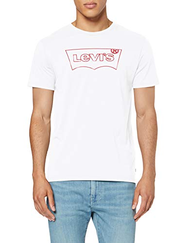 Levi's Housemark Graphic tee Camiseta, Blanco (Hm Outline White 0240), M para Hombre