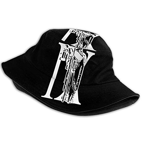 LianLiYa - Tarot ermitaño plegable sombra, sombrero de pescador unisex al aire libre, informal, impreso, sombrero de pescador, sombrero de viaje, sombrero de playa negro