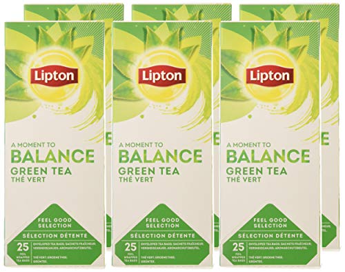 Lipton Gama Sensaciones Té Verde 6 estuches 25 Sobres